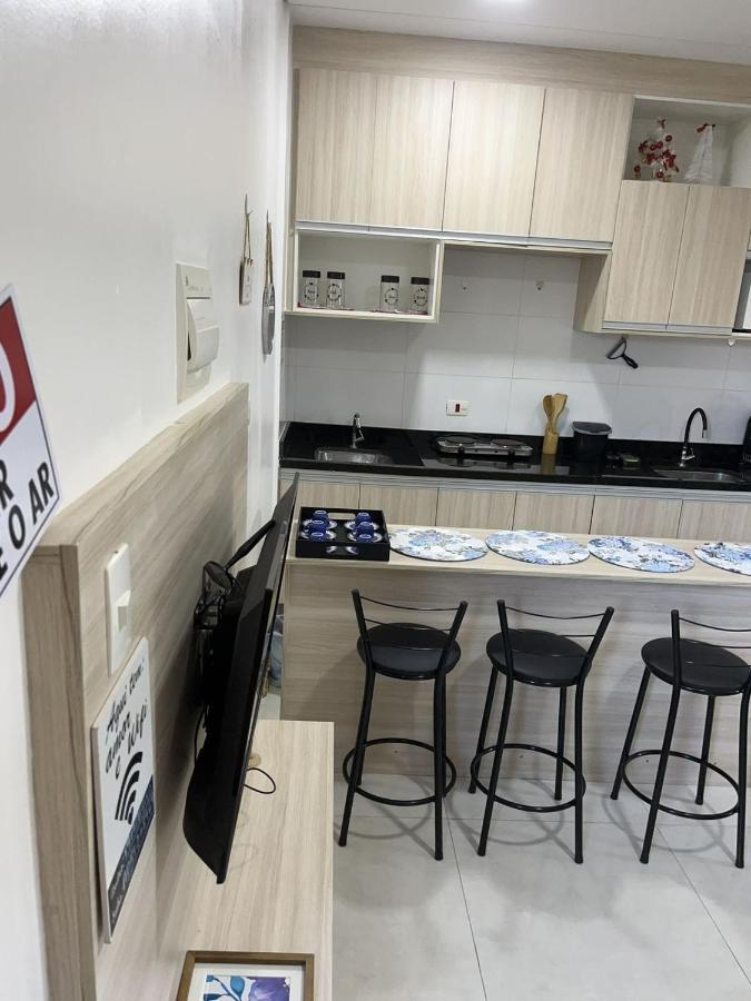 Flat Novo Em Olimpia Com Churrasqueira E Varanda Privativa Zewnętrze zdjęcie